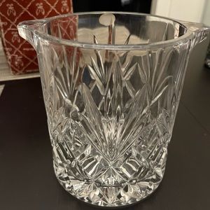 Vintage crystal champagne ice bucket
